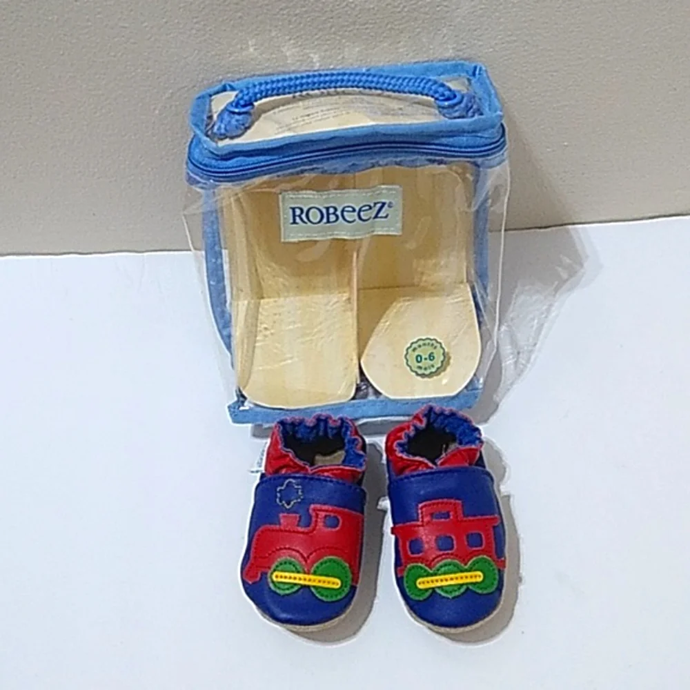 Robeez Train Baby Shoes